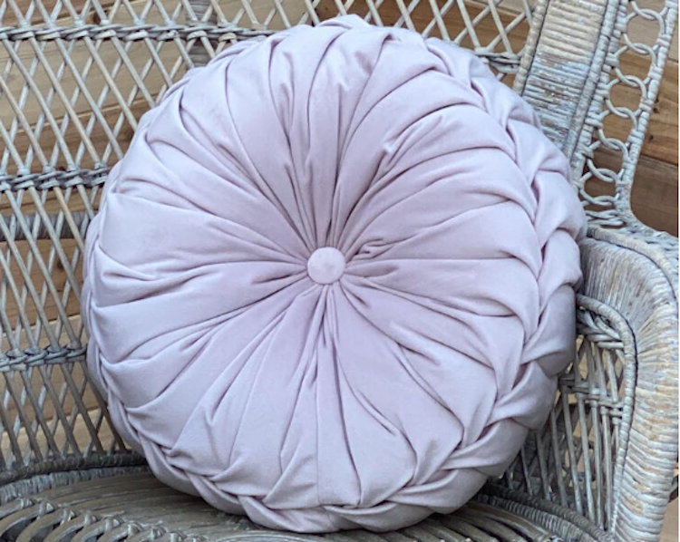 Blush Round Pillow