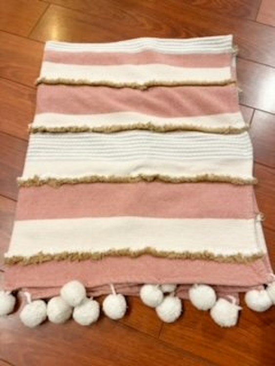 Pink Stripped Blanket