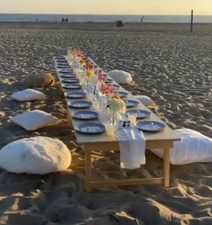 Boho 6ft table