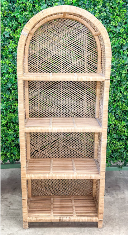4ft Wicker Shelf