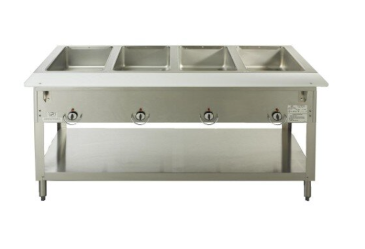 4 Bay Propane Steam Table