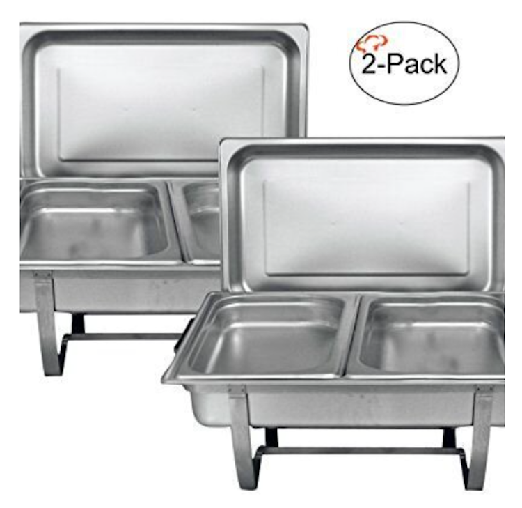 Chafer Split Pan with Sterno