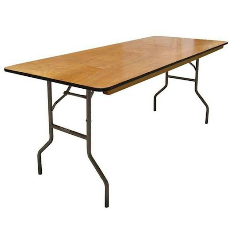 Banquet Table 6'