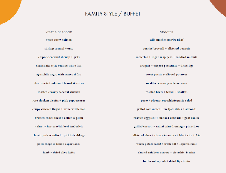 Full Service Catering