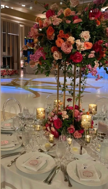 Tall Floral Arrangement for Round Tables