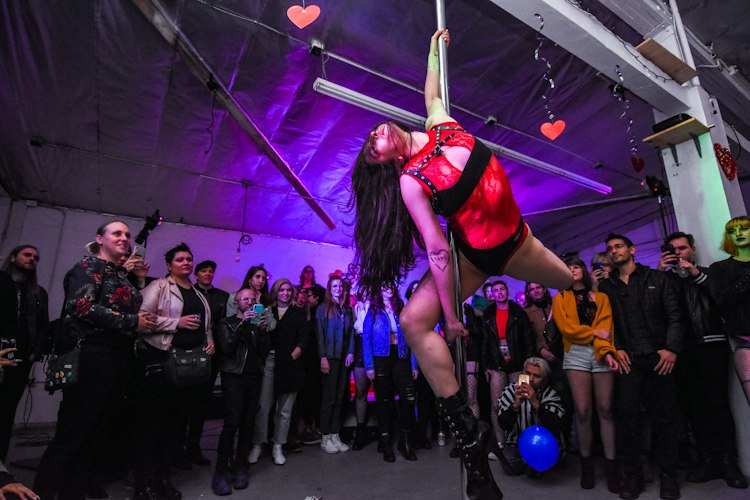 Four Circus Act Performers