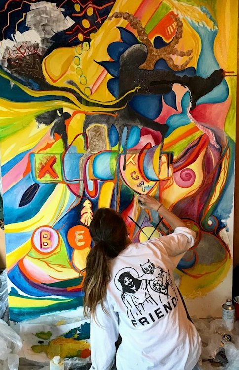 Custom Live Painting  (36" x 48")