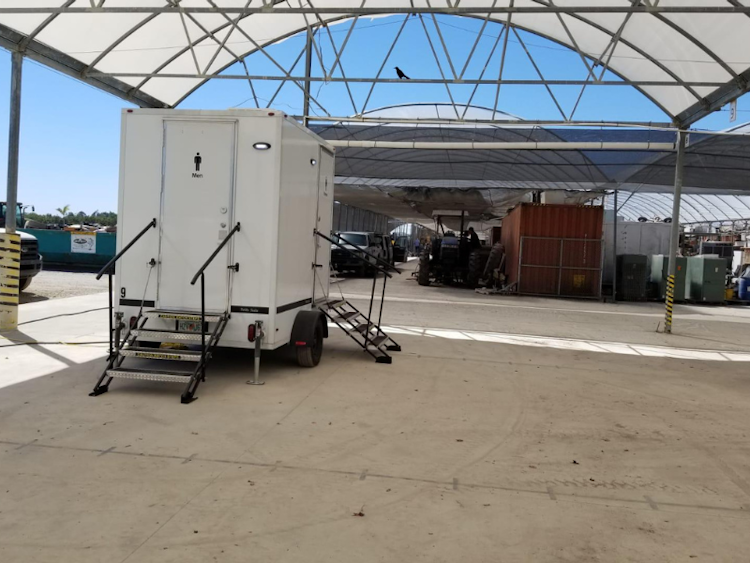 2 Stall Portable Restroom Trailer