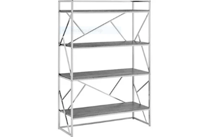Chrome Metal Bar Back