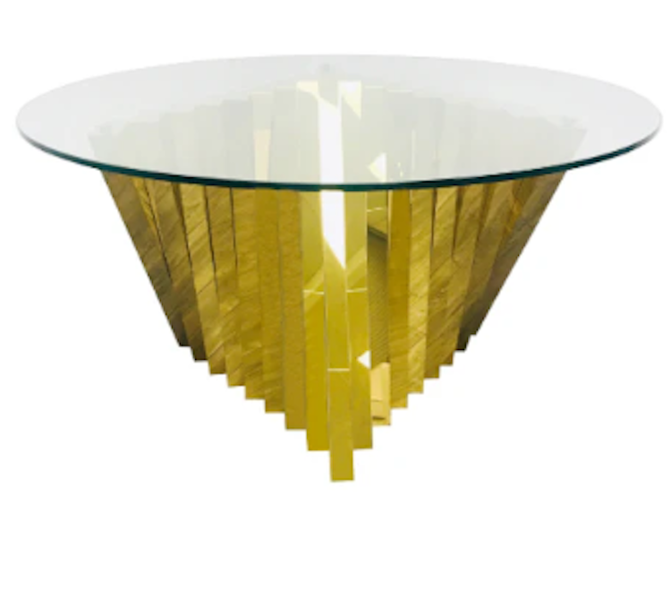 Manhattan Gold 48″ Round Table