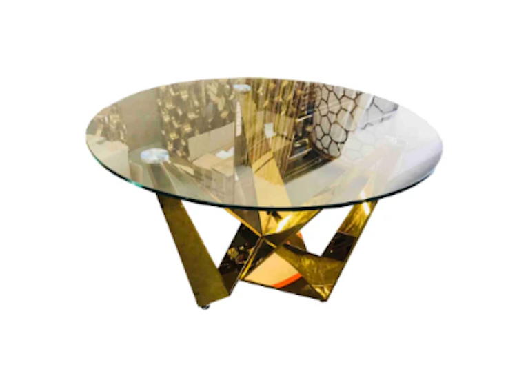 Butterfly Gold 48″ Round Table
