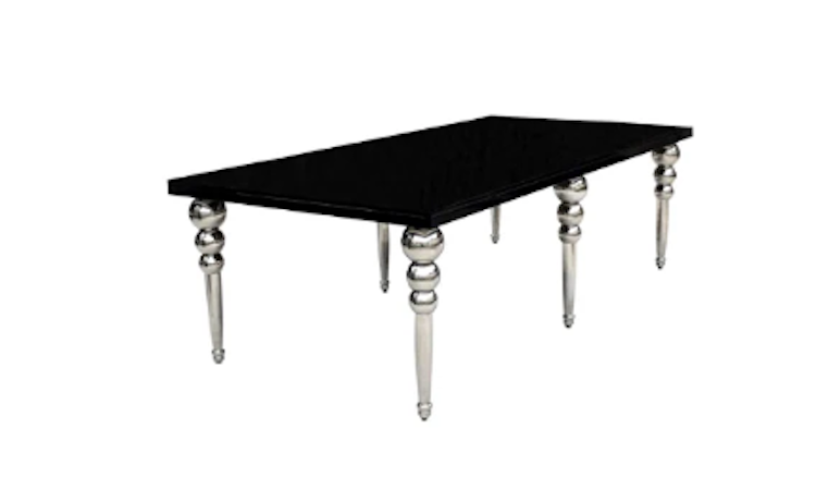 Hollywood Table Black and Silver