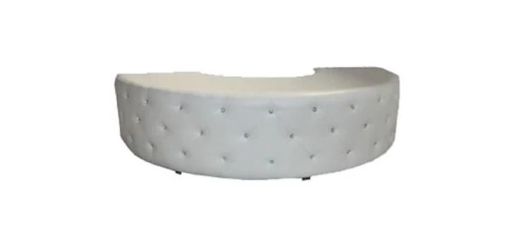 Miami Tufted Serpentine Bench