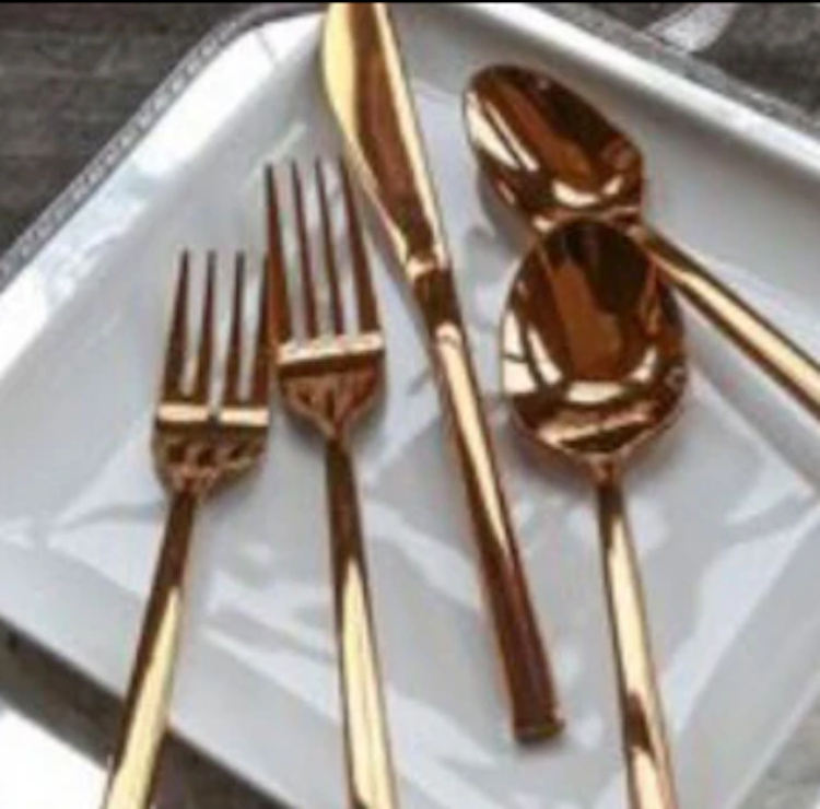 Rose Gold Cutlery
