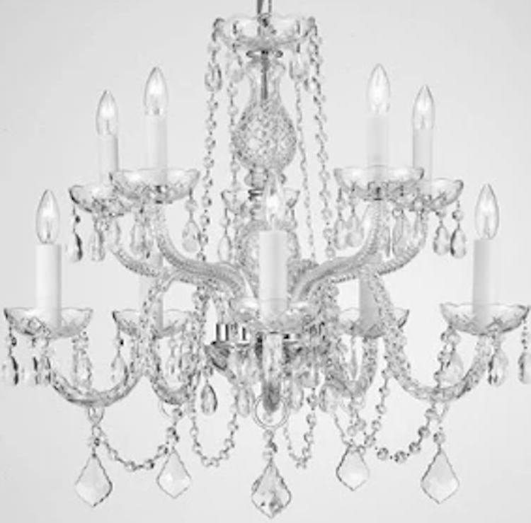 2 Tier Black Chandelier ( Copy 2)