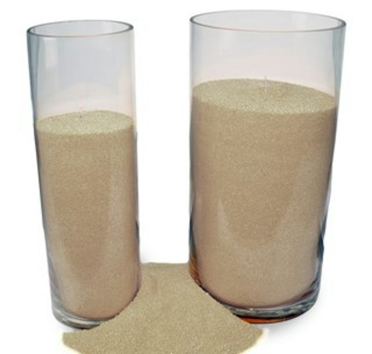 Beige Sand Candles