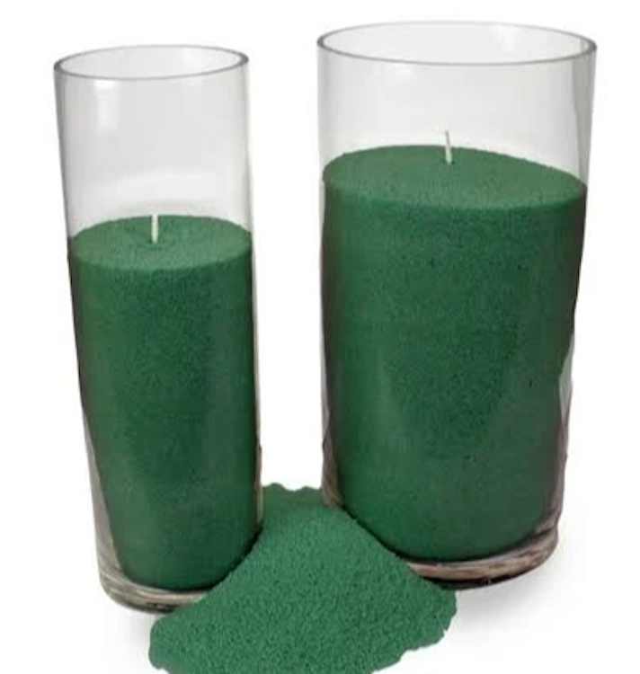Green Sand Candles