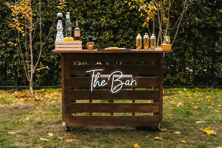Add-on bartending display