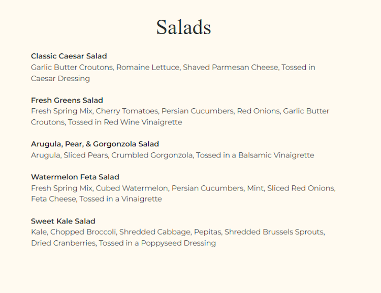 Pizza & Salad Buffet