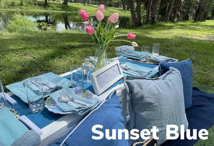 Sunset Blue Picnic