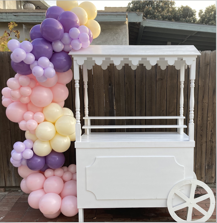 Candy Cart with Balloons