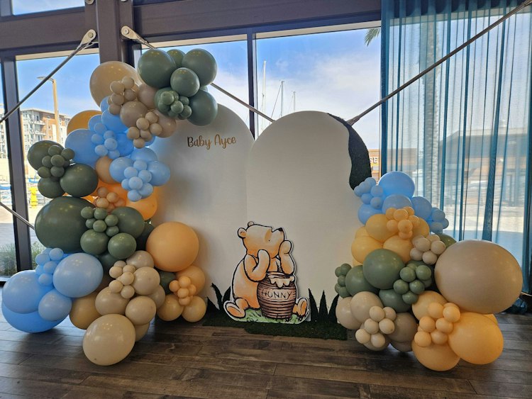 Organic Balloon Garland