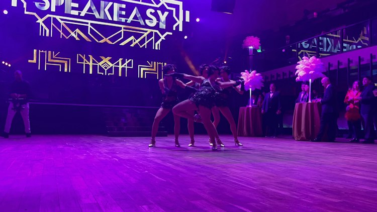 Group Burlesque Performance
