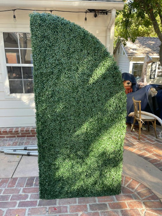 Green Hedge Left Backdrop