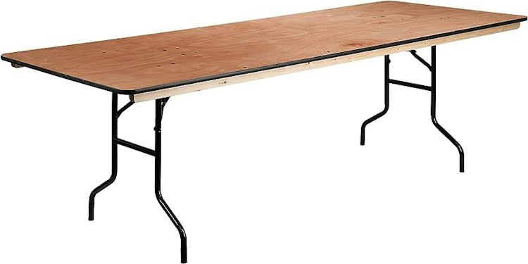 8ft Rectangular Banquet Table