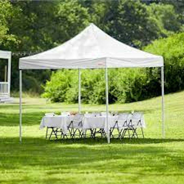 10x10 Industrial Pyramid Pop Up Tent