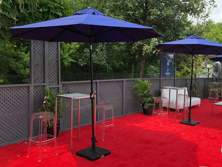Market Umbrellas with Base - Various Colors