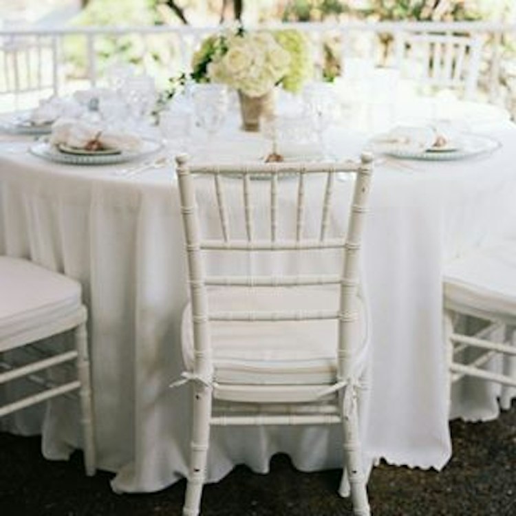 White Chiavari Chair with Cushion