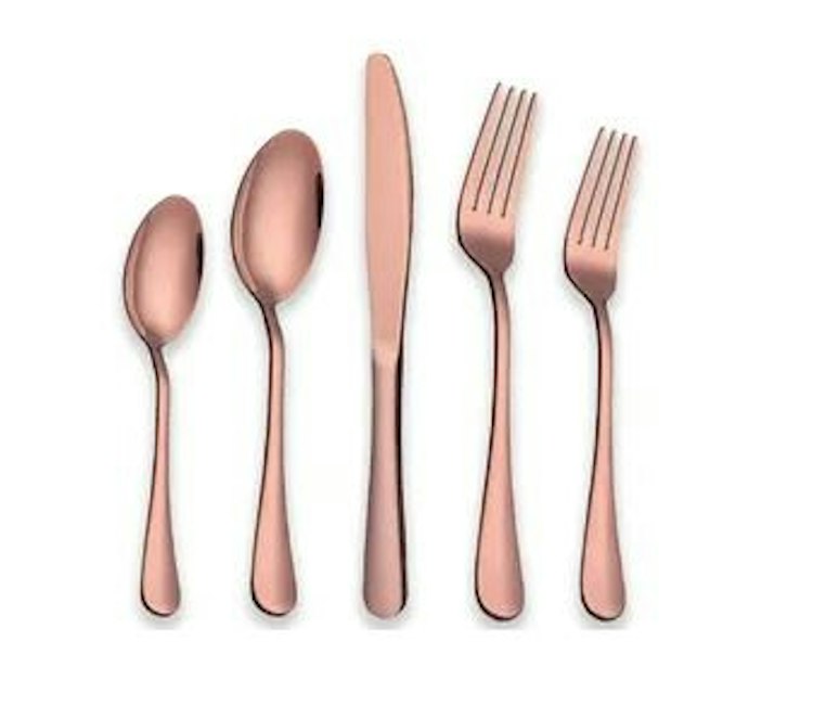 Silverware Set Rose Gold