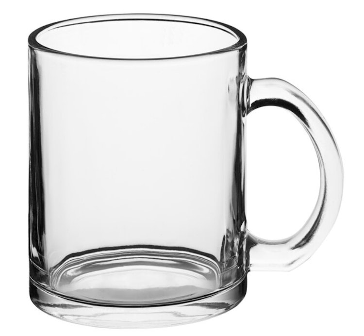Coffee Mug Clear Glass