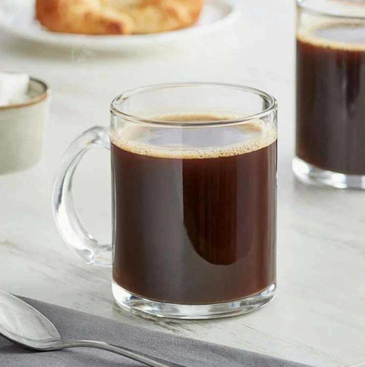 Coffee Mug Clear Glass