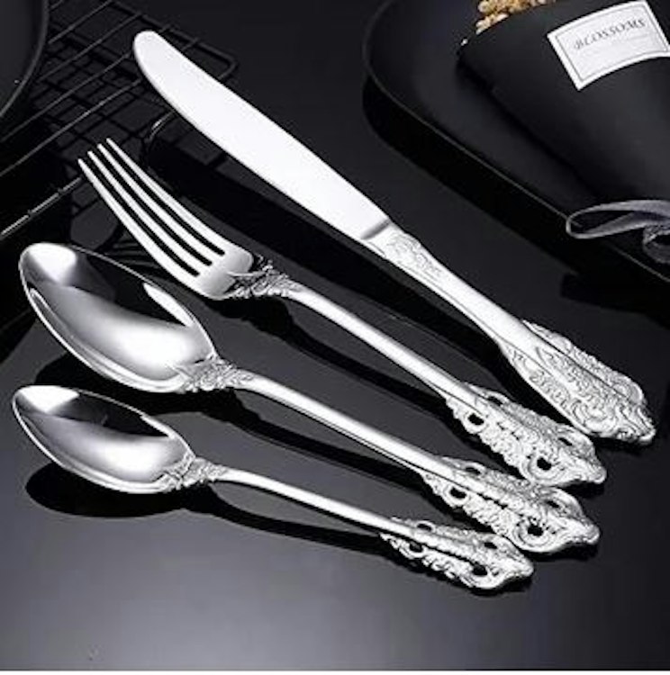 Silver Victorian Specialty Flatware Set