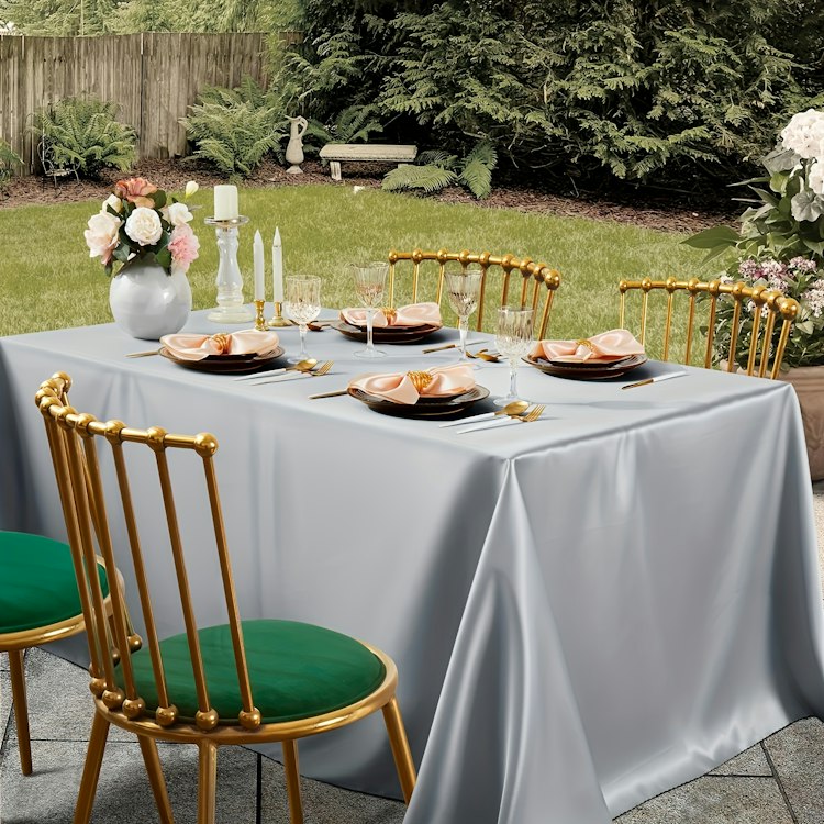 Satin Table Linens - Price for all Sizes