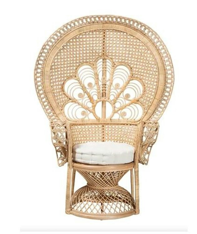 XL Peacock Chair 6ft Back