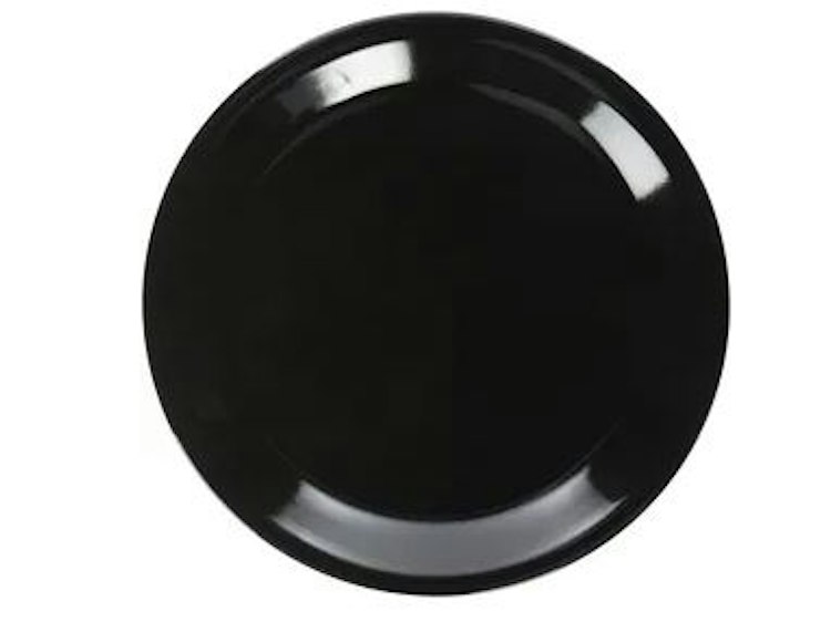 Salad Plate Black
