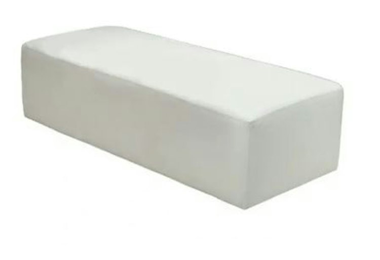 6ft White Bench Plain