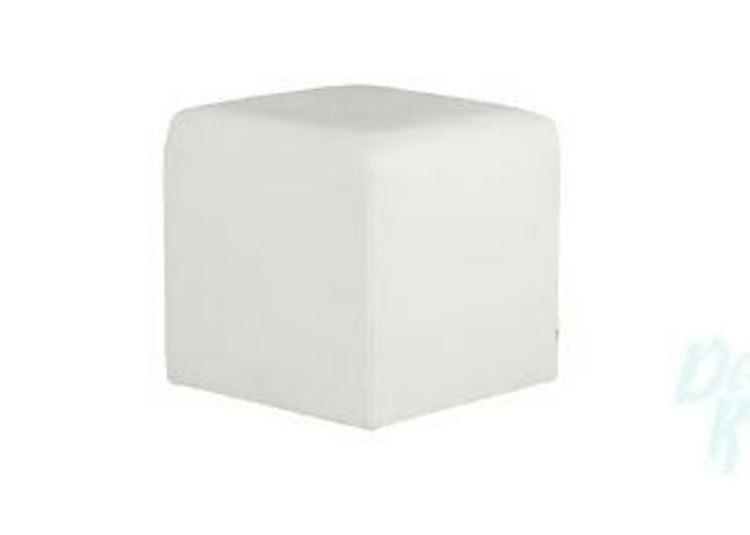White Plain Ottoman