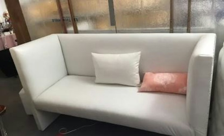 High Back Modern Loveseat