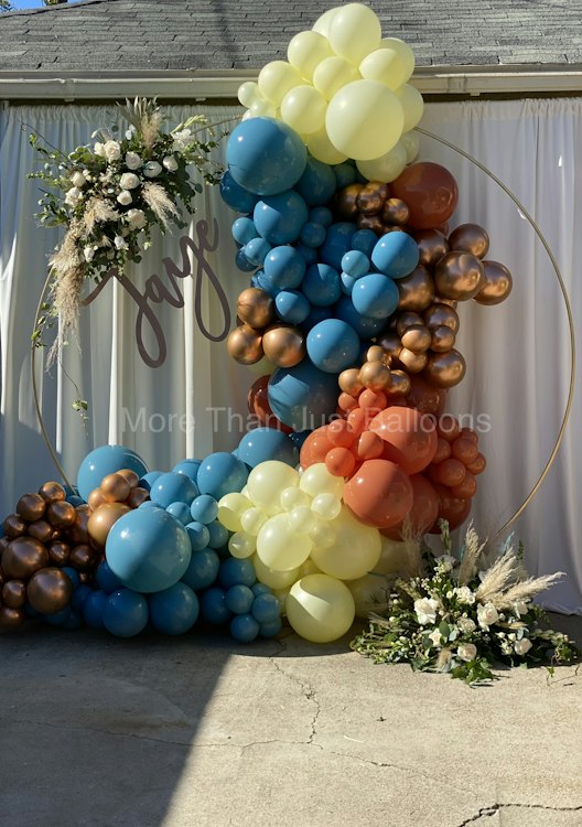Ring Balloon Backdrop