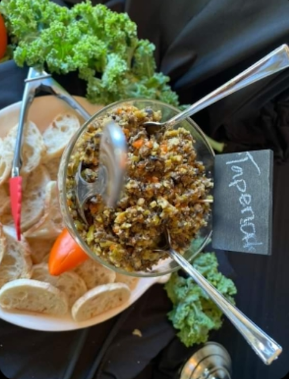Appetizer -Tapenade on Bruschetta