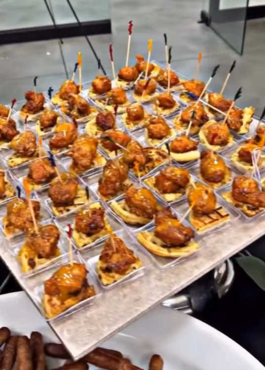 Appetizer - Chicken and waffle bites