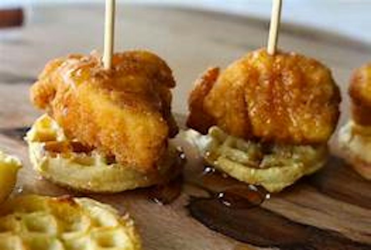 Appetizer - Chicken  and waffle bites