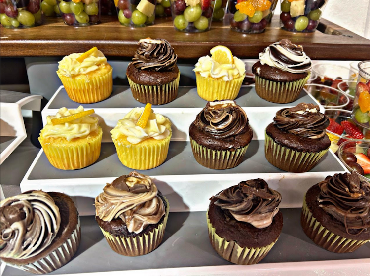 Dessert -Assorted filled cupcaked