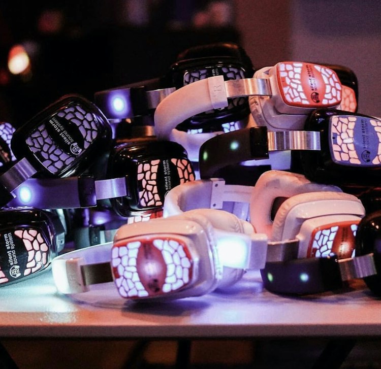 Light up Silent disco headphone