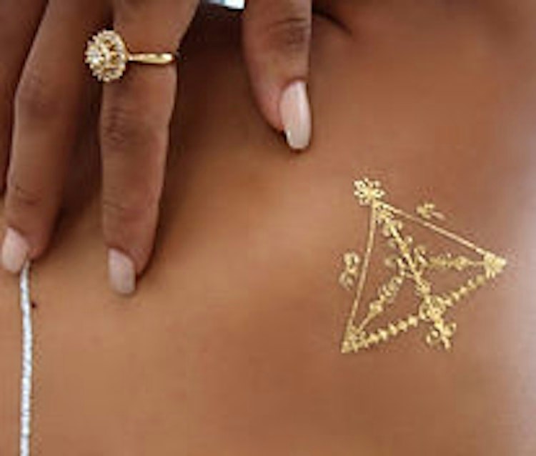 Metalic Foil Tattoos