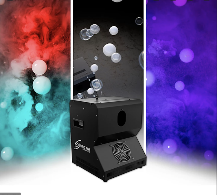 Bubble X Haze Machine!!